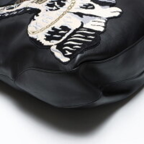 GUCCI Embroidery HOBO Dionysus Dog Shoulder Bag Black - Picture 4 of 12